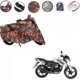 Auto Pearl Polyester Waterproof Two Wheeler Cover for Yamaha SZ X (Jungle Print)-picture-19