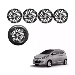 Auto Pearl Premium 33.02 cm (13 Inch) | Set of 4 Pcs Press Type Hubcap Wheel Cover Replacements for Eon D Lite-picture-39