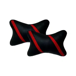 Auto Pearl Strip Red Car Neck Cushion/Neck Pillow Compatible with Mercedes Benz S320-picture-22
