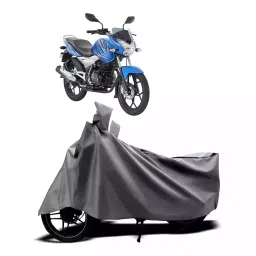 Auto Pearl Two Wheeler Cover with Bag for Bajaj Discover 125 DTS-i, Silver-picture-18