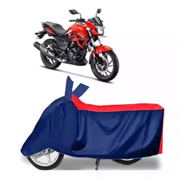Auto Pearl Two Wheeler Cover with Bag for Hero Xtreme 200R, Red & Blue-picture-35