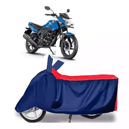 Auto Pearl Two Wheeler Cover with Bag for Honda CB Unicorn 160, Red & Blue-picture-34