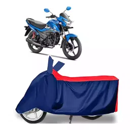 Auto Pearl Two Wheeler Cover with Bag for Honda Livo, Red & Blue-picture-36