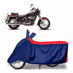 Auto Pearl Two Wheeler Cover with Bag for Hyosung Aquila 250, Red & Blue-picture-30