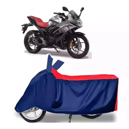 Auto Pearl Two Wheeler Cover with Bag for Suzuki Gixxer Special Edition BS6, Red & Blue-picture-47
