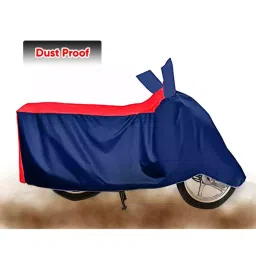 Auto Pearl Two Wheeler Cover with Bag for Suzuki Katana BS6, Red & Blue image 2