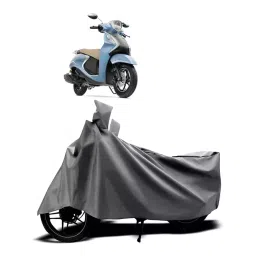 Auto Pearl Two Wheeler Cover with Bag for Yamaha Fascino 125 BS6, Silver-picture-15