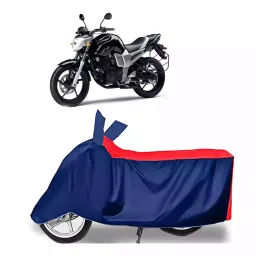 Auto Pearl Two Wheeler Cover with Bag for Yamaha FZ16, Red & Blue-picture-31