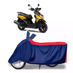 Auto Pearl Two Wheeler Cover with Bag for Yamaha V125, Red & Blue-picture-20