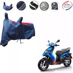 Auto Pearl Waterproof Two Wheeler Cover For Aprilia SR 125 (Red & Blue)-picture-45