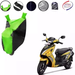 Auto Pearl Waterproof Two Wheeler Cover For Hero Maestro Edge 125 (Green & Black)-picture-29