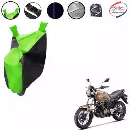 Auto Pearl Waterproof Two Wheeler Cover For Hero MotoCorp XPulse 200T (Green & Black)-picture-47