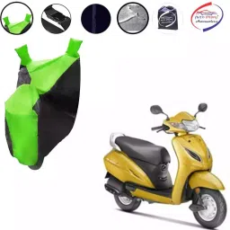 Auto Pearl Waterproof Two Wheeler Cover For Honda Activa 5G (Green & Black)-picture-27