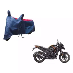 Auto Pearl Waterproof Two Wheeler Cover For Honda X-Blade (Red & Blue)-picture-16