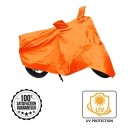 Auto Pearl Waterproof Two Wheeler Cover For KTM 1050 Adventure (Orange) image 4