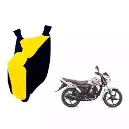 Auto Pearl Waterproof Two Wheeler Cover For Suzuki Hayate (Yellow & Blue)-picture-38