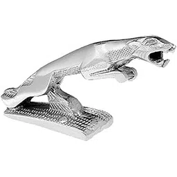AUTO SiTY Jumping Jaguar Silver (Single) MUDGAURD Logo/Monogram/Emblem/for All Royal Enfield Bikes/All Cars/HOUSING Door Royal Enfield Thunder Bird 350-picture-24