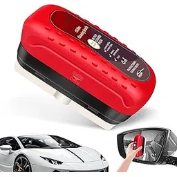 Automotive Oil Film Cleaning Brush, Upgraded Antifog & Rainproof Glass Cleaning Board, Reusable Glass Oil Film Remover for Car Windows & Windshields (Red)-picture-28