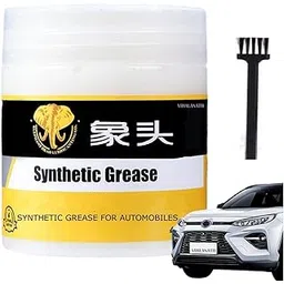 Automotive Synthetic Grease Lubricant with Brush, Reduces Friction, Noise, Rust and Corrosion Protection, Heavy Duty Vehicle White Grease, Long Lasting for Cars, Buses, Trucks, 2 Wheelers-picture-19