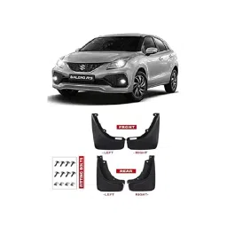 Automoto Cup Type Mud Flaps Splash Guard Front & Rear for Maruti Suzuki Baleno RS (Set of 4)-picture-34