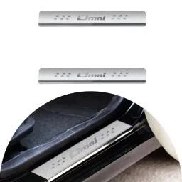 Automoto Stainless Steel Silver Non-led Footstep Door Sill Plate for Maruti Suzuki Omni All Model (Set of 2)-picture-44