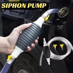 autozap Fuel Transfer Pump Kit, Hand Pump, Car Fuel Transfer 2 M Pipe For Petrol Diesel Solvent Aquarium Cleaner-picture-14