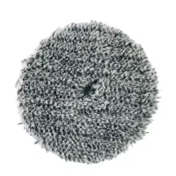 Autozcrave Dual Action Long-Nap Wool Pad 125 mm (5 inch) Disc & 22 mm Thickenss Black for Rotary Polisher, DSWP3-picture-22