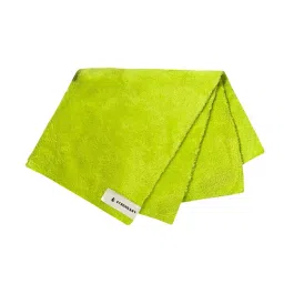 Autozcrave Microfiber Cloth 40x40 cm Size and 350 GSM Neaon Green for Multipurpose Use, PPFT26 (Pack of 25)-picture-45