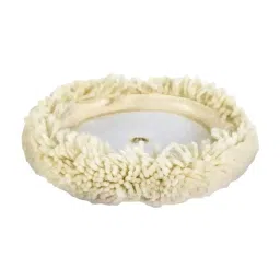 Autozcrave Single-Sided Wool Polishing Pad 175 mm (7 inch) Disc & 40 mm Thickenss White for Rotary Polisher, DSWP2-picture-37