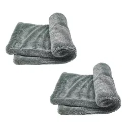 Autozcrave Water Devour Microfiber Cloth 90x60 cm Size and 1250 GSM Grey for Multipurpose Use, PPFT23 (Pack of 2)-picture-31