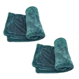 Autozcrave Water Devour Microfiber Cloth 90x60 cm Size and 1250 GSM Ice Green for Multipurpose Use, PPFT23 (Pack of 2)-picture-39