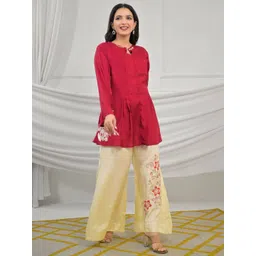 AUTUMN LANE Kara Punch Embroidery Premium Top With Trouser Co-Ords-picture-38