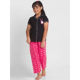 AV2 Girls Graphic Printed Pure Cotton Night Suit-picture-36