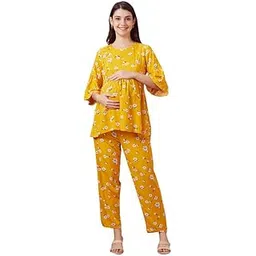 av2 Women Rayon Printed Maternity Top & Pajama Set 2398-picture-31