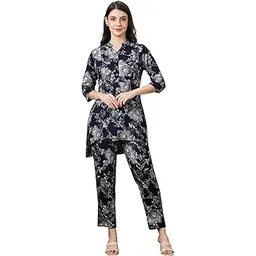 AV2 Women's Cotton Maternity Night Suit set|Nursing|Feeding Printed Tunic & Bottom Coord Set 2426-picture-39