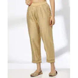 avaasa mix n' match Women Elasticated Waist Straight Pants-picture-11