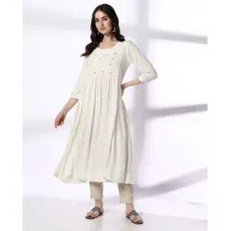 avaasa mix n' match Women Embroidered A-Line Kurta with Insert Pocket-picture-44