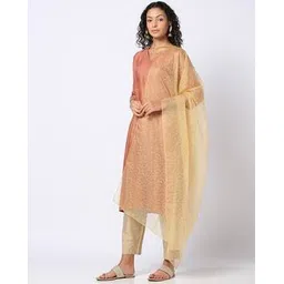 avaasa mix n' match Women Embroidered Organza Dupatta-picture-29