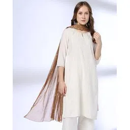 avaasa mix n' match Women Leaf Print Dupatta-picture-51