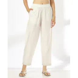 avaasa mix n' match Women Straight Fit Pants with Insert Pockets-picture-20