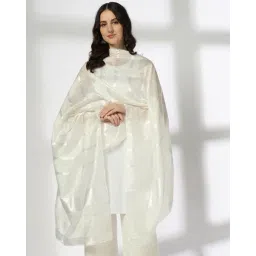 avaasa mix n' match Women Striped Dupatta image 1