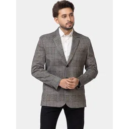 AVANGARD Checked Single-Breasted Blazers-picture-28