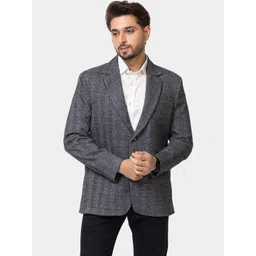 AVANGARD Checked Single-Breasted Blazers-picture-1