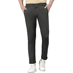avanova Men's Solid Linen Cream Trousers Light Business Style Slightly Stretch Straight Leg Pants for Outdoor Casual Daily Trouser II Men's Regular Casual Pants Trouser (M Pant 163)-picture-15