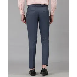 avanova Men Relaxed Fit Flat-Front Trousers image 3