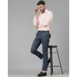 avanova Men Relaxed Fit Flat-Front Trousers image 5