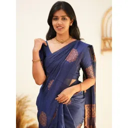 AVANTIKA FASHION Ethnic Motifs Zari Kanjeevaram Saree-picture-36