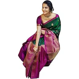 avantika fashion Women's Adorable Kanjivaram Soft Silk Saree With Blouse Piece-picture-32
