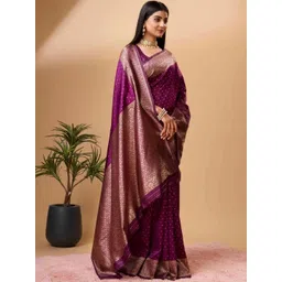 AVANTIKA FASHION Woven Design Zari Art Silk Handloom Kanjeevaram Saree-picture-24