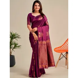 AVANTIKA FASHION Woven Design Zari Art Silk Handloom Kanjeevaram Saree-picture-35